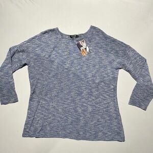 Niczoe blue heathered long sleeve